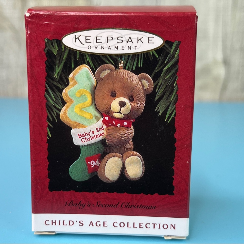 Hallmark Keepsake Ornament 1994 Baby’s 2nd Christmas Child’s Age Collection